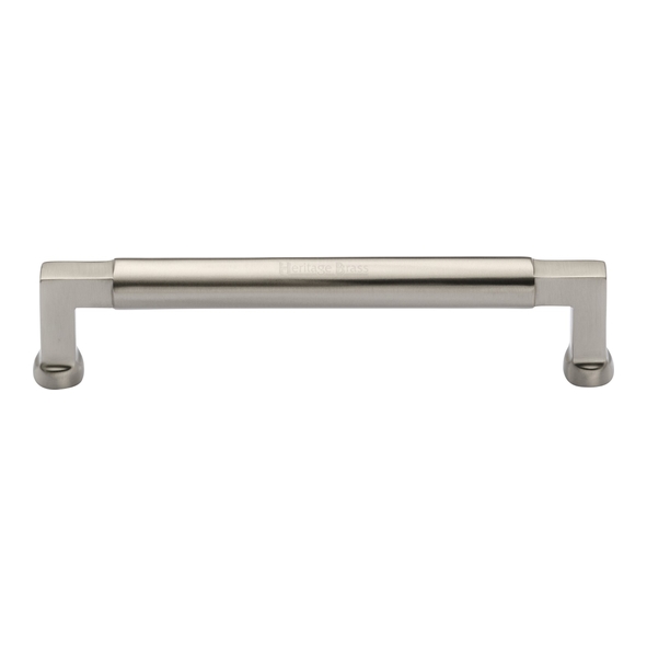 C0312 160-SN • 160 x 176 x 40mm • Satin Nickel • Heritage Brass Bauhaus Cabinet Pull Handle